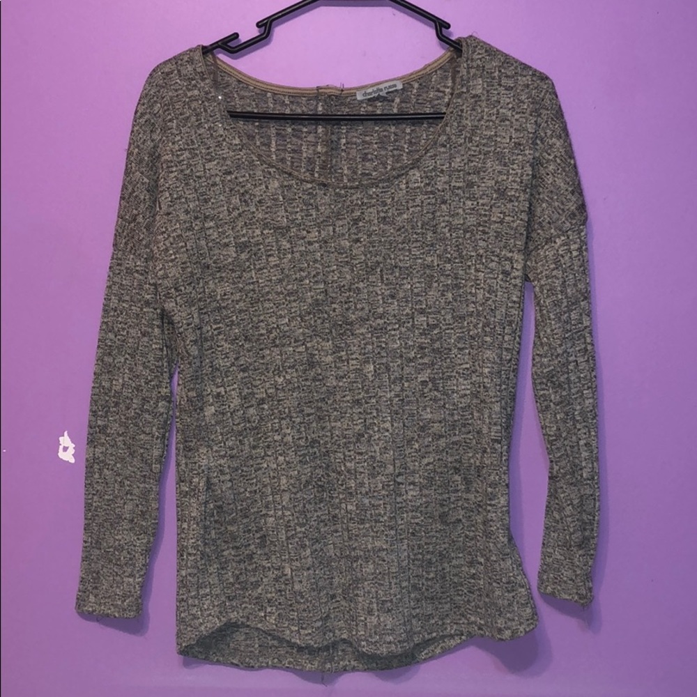 Taupe half sleeve shirt